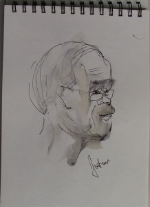 Man wearing glasses