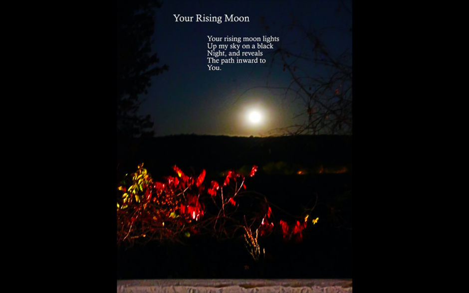 “Your Rising Moon,” Poetry and Photos by Jon Meyer